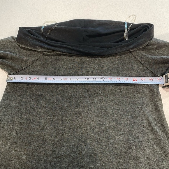 Umgee Off the Shoulder Bell Sleeve Dress Gray M - Picture 7 of 7